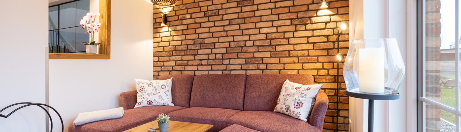 Wohnzimmer Reethaus Nordlicht