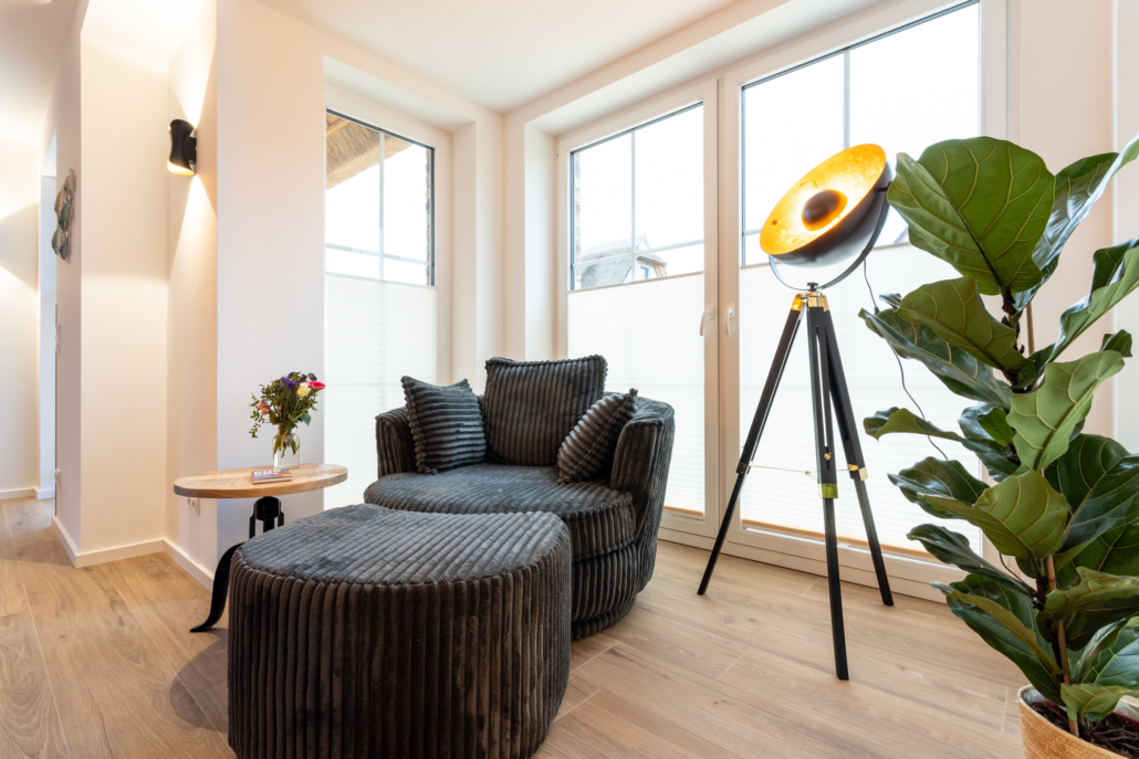 Wohnzimmer Reethaus Nordlicht