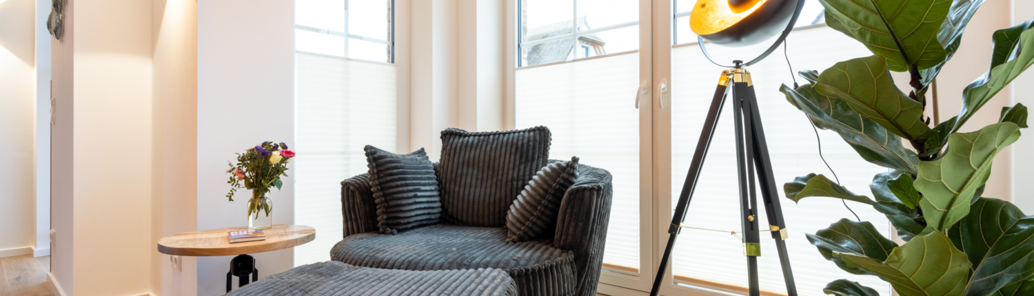 Wohnzimmer Reethaus Nordlicht