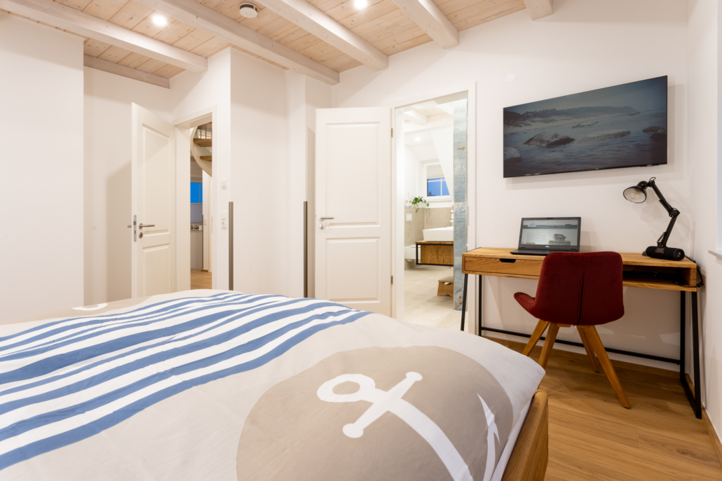 Schlafzimmer I Reethaus Nordlicht