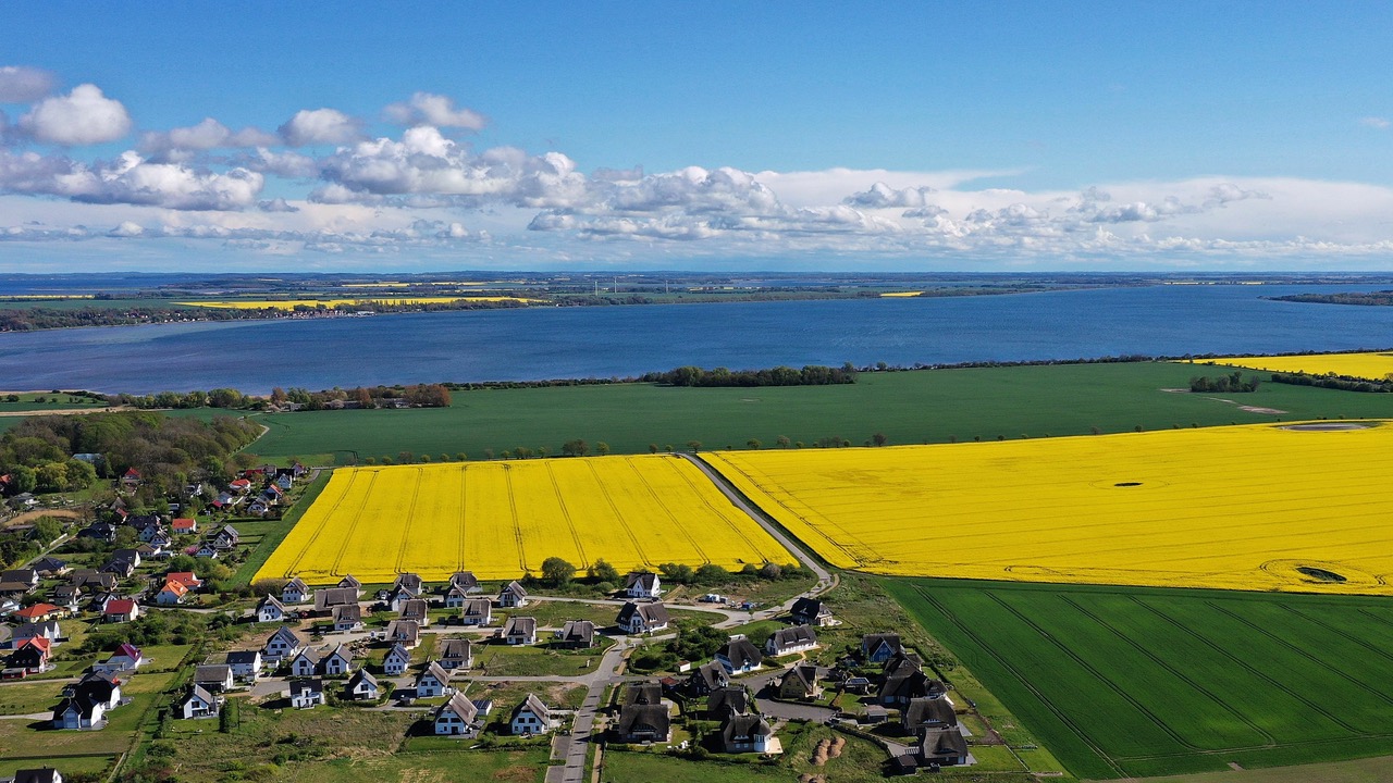 Feriendorf Dranske / Lancken aus der Luft.
