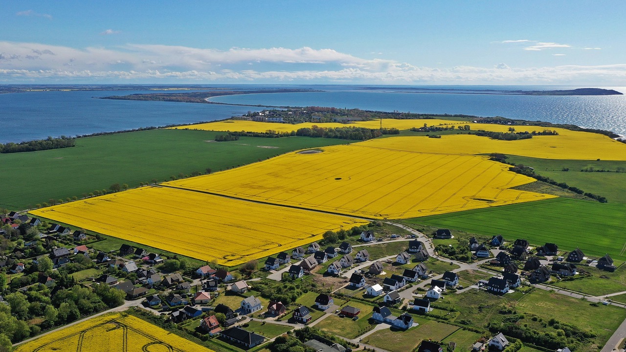Feriendorf Dranske / Lancken aus der Luft.