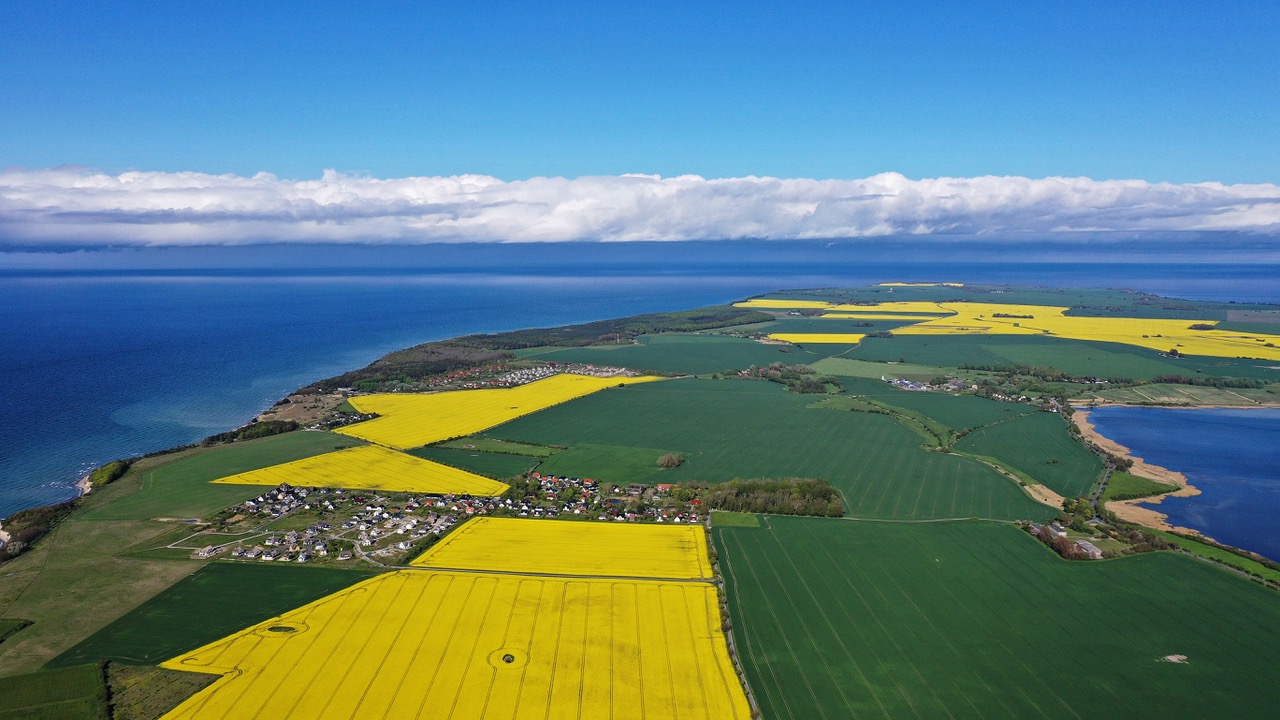Feriendorf Dranske / Lancken aus der Luft.