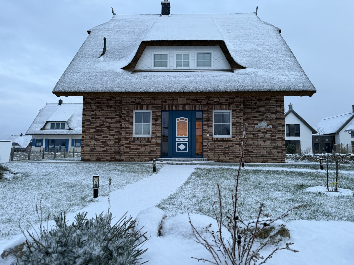 Reethaus Nordlicht im Winter